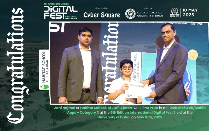 Zahi Najmal Wins First Prize at International Digital Fest 2025